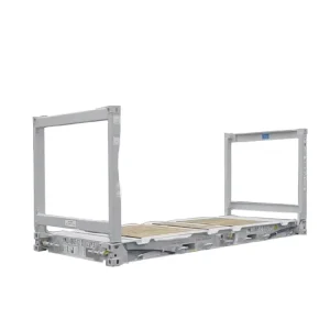 Sturdy Collapsible End Panel Flat Frame 20 ft Flat Frame Container Transport Frame