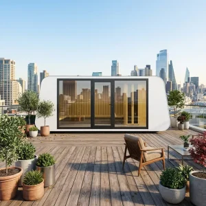 Suihe Steel White Black 3 12M Expandable Modular Apple Cabin Container Room Prefab Expand Office Apartment Commercial Use