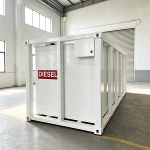 Sumac 12000L Large Capacity Frame Fuel Storage Tank with Pump Double Walled Diesel Tank with Fuel Level Sensor