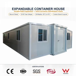 Summer Season Five Bedroom Expandable Pvc Floor Prefabricated Container House Small House with Five Bedrooms Expandable House