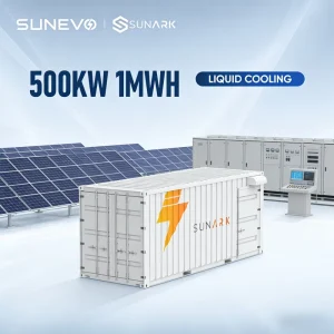 Sunark 500kw 1mwh Battery Energy Storage System Container with Video Monitoring Control for Utility Scale Energy Stations