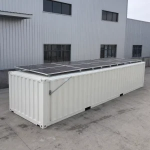 Supports Customization 100% Off grid Solar Refrigerated Storage Containers 20 foot 40 foot Sizes Remote Controlled Soundproof