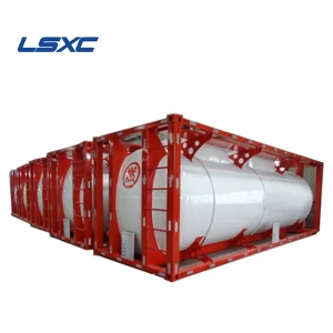 T14 ISO Tank Container with 10,900L-35,000L Capacity -40~+200 Design Temperature for All Types Dangerous Chemical Transport