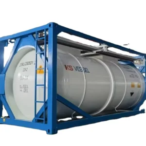 T14 T7 PE Lined ISO Tank Container for HCl Diluted H2SO4 KOH H2O2 UN1789 UN1814 UN1830 UN2014