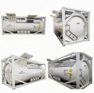 T50 Gas Transport Storage Liquid Chlorine ISO Tank Container 22K8 (UN1017 Portable Tank)