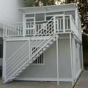 Temporary Container House Mobile Living Detachable Tiny House for Family Residential Use