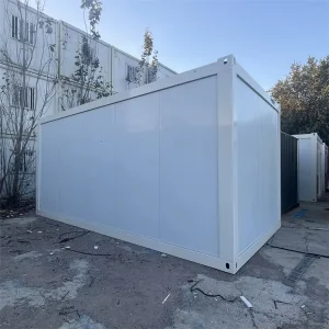 Temporary Residential and Office Spaces Made From Container Housing Modular Foldable Movable Panel Based Structures
