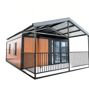 Termite-Proof 20ft/40ft Steel Sandwich Panel Expandable Container Home for Forest Areas, Villas, or Offices