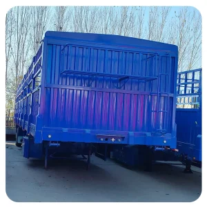 Thick Skinned Corrosion Proof and Impact Resistant Container Flatbed Semi Trailer Survives Rough Ports