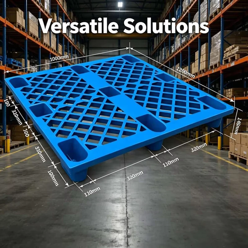Modular Buildings and Plastic Pallets: A Smarter Buying Plan 3 Three Runner Thickened Plastic Pallet High Load For Auto Parts Factory Light Mechanical Component Transport Pallet