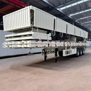 Threeaxle air Suspension Sidewall Semi-trailer 30~40 Ton Load Capacity Cargo Transport Factory Direct Sales in China