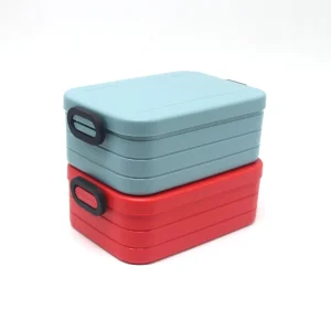Tiffin Food Grade Eco Friendly Plastic Divided Kit 4 in 1 Bento Box Multifunctional Camping Office School Lunch Box