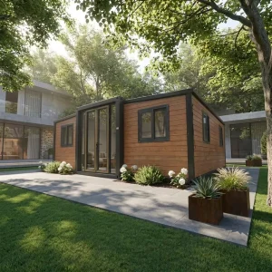 Tiny Homes Ready to Live in 20Ft 40Ft New Luxury Modular Shipping Container House with Bathroom Vanity Sink Modern Design Villa