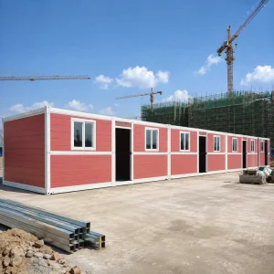 Tiny Homes Ready to Ship 20Ft Modular House for Builder Site Office Galvanized Steel Structure Quick Build Solution