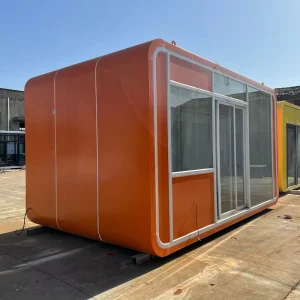 Tiny House Space Pod Insulated Waterproof Fireproof Solar Powered for Outdoor Activity