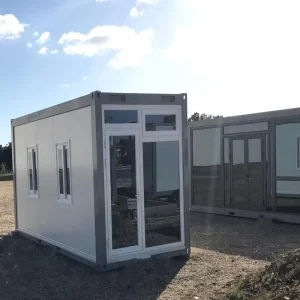Tiny Portable Modified Shipping Container Homes Office Easy to Assemble High Intensity Steel Structure Modern Design for