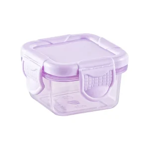 Transparent Lunch Box for Children Airtight Storage Box Portable Leakproof Toddler Food Container With Lid