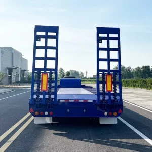 Transport Container Lowbed Semi Trailer Remote Control Semi Truck and Trailer Lowbed Semi Trailer