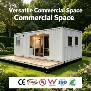 Turn-key Furnished Flat Pack Container Guest House with R22 Insulation and Private Entrance for Granny Flat Rental Asset
