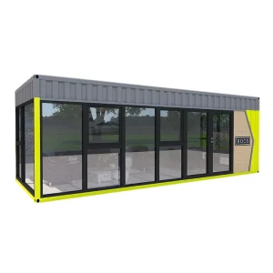 Turnkey Flat Pack Container House Disaster Relief Temporary Resettlement Shelter Modular Home for Government Project Site Office
