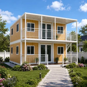 Two-Floor Modular Prefabricated Container Building for Construction Site Office and Worker Dormitory Camp