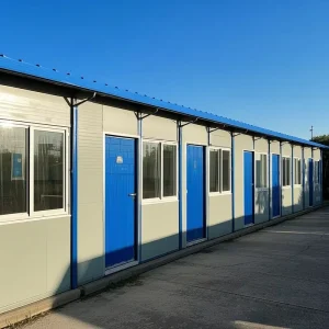 Two Story Foldable Container House Mobile Office 20 FT Prefab Shipping 40 FT Expandable 40ft Gym Container House Dormitory