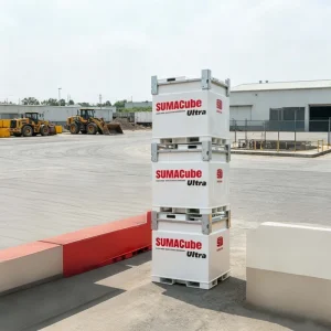 UL142 Listed Double Walled Fuel Cube Tank 250gal 500gal Portable Diesel Storage Compliant with US & Canada Standards