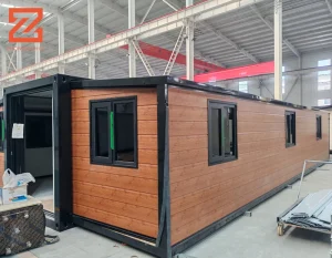 Uganda Expandable Container House Kit 60m2 Modular Prefab Villa 4 Bedrooms Modern Large Space