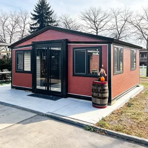 Unique Design 20 40 Container Home Expandable Steel Container Home Two Bedroom Prefabricated Portable House Luxury
