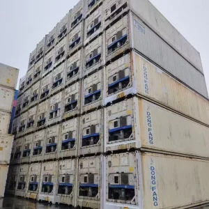 Used 20 40ft Refrigerated Reefer Container Second Hand Cold Storage Shipping Container with Cooling Unit