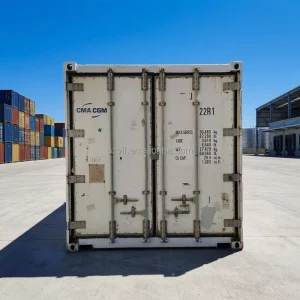 Used 20 Foot Reefer Shipping Container 20RF Insulated Refrigerated Container in Stock