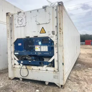 Used 20Ft 40Ft Reefer Cold Storage Container with Freezer Cooling System for Vegetables Fruits Frozen Fish Meat Storage