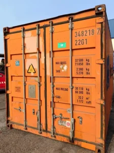 Used 20GP Storage Container Heavy-Duty Steel Build for Equipment