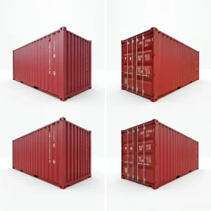 Used 20ft Dry Shipping Container ISO Standard CSC Certified 20GP Cargo Container for Storage & Sea Transportation