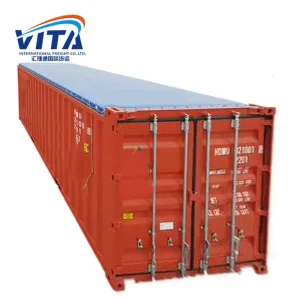 Used 40HQ Dry High Cube Shipping Container with Aluminium T-Bar Floor CSC Certified