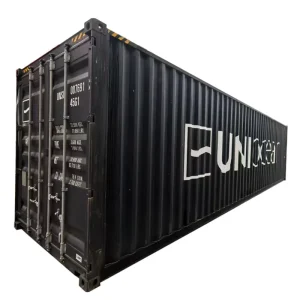 Used ISO 40ft High-cube Black Dry CIMIC Shipping Container With 67.4 Capacity For Sale At All Ports