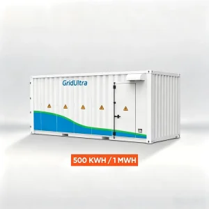 Utility Grade 2.17MWh Container ESS 1MW on Grid Solar Power Plant Storage System with 314Ah LiFePO4 Cells Liquid Cooling