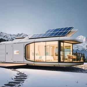 V9 A Type Prefab Mobile 40′ Sq m Container Homes Capsule Space House One Bed Room