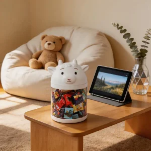 Versatile Diameter Compact Design Transparent Eco Friendly Space Saving Japandi Style PET+PP Material Household Toys Storage