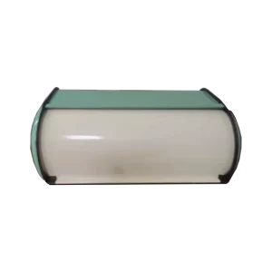 Vintage Large Metal Bread Box with Printing Lid Kitchen Food Storage Container for Loaf Bread