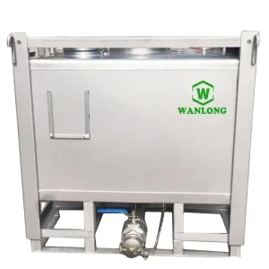 Wanlong Food Grade Stainless Steel Sauces Storage 1000L Eco-Friendly IBC Tote Tank