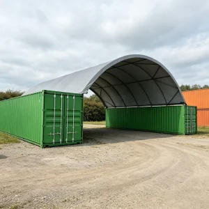 Warehouse Storage Tent Shipping Container Shelter
