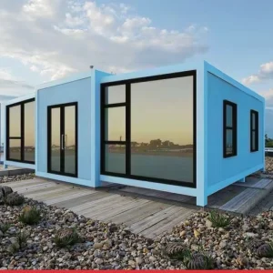 Waterproof 20ft 40ft Expandable Mobile Home Caravan Portable Houses 2 Bedrooms 3 Bedroom Container House Ready to Ship