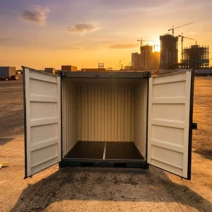 Waterproof 8FT Heavy Gauge Steel ISO Shipping Container