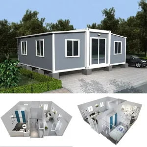 Waterproof Container House 40FT Expandable Mobile Home Caravan Portable Houses 2 Bedrooms 4 Bedroom Container House