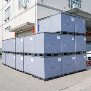 Waterproof Foldable Making Machine Line Supplier High Volume Grey PP Honeycomb Bubble Sheet Plastic Box Storage Box