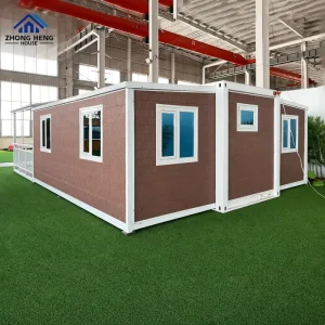 Waterproof Insulated 2 Bedroom Steel Structure Portable Office Unit Ready to Ship Modular Prefabricated Container House