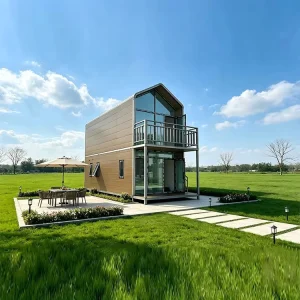 Waterproof Portable Prefabricated House Modern Modular Villa Steel Structure Home with Custom Layout
