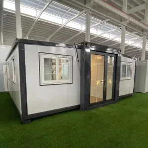 Waterproof Structure Double Wing Expandable Prefab House for Hotel Project Direct Factory Supplier