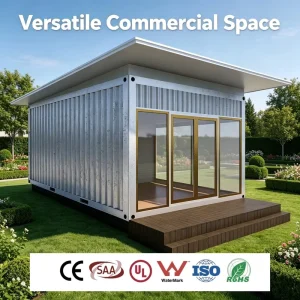 Weatherproof Detachable Container Garden Storage with Rain Sealing and Elevated Base for Patio Furniture and Bikes
